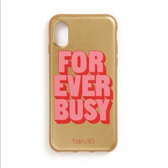 Ban.do Forever Busy Gold iPhone X Case - Picture 1 of 6